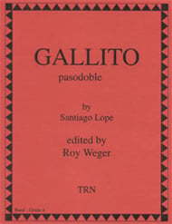 Gallito Concert Band sheet music cover